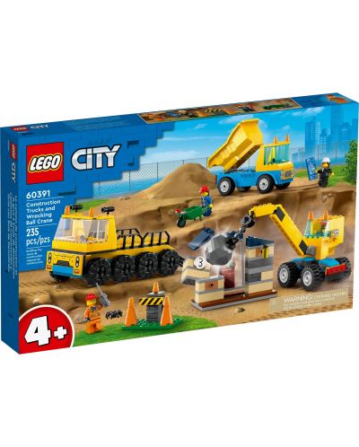 Κατασκευαστής  LEGO City - Εργοτάξιο με φορτηγά (60391) - 1
