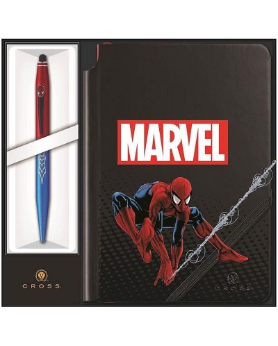 Σετ σημειωματάριο και στυλό Cross Tech2 - Marvel Spider-Man, A5 - 1