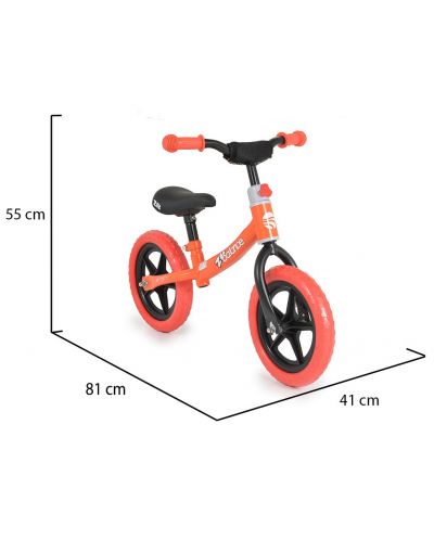 Ποδήλατο ισορροπίας Byox - 2B balanced,κόκκινο - 4