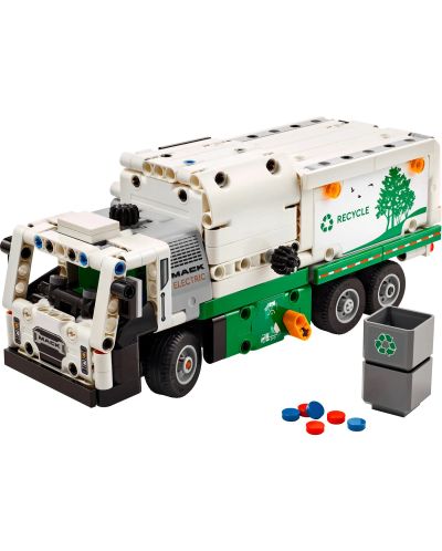 Κατασκευαστής LEGO Technic -Ηλεκτρικό απορριμματοφόρο Mack LR  (42167) - 2