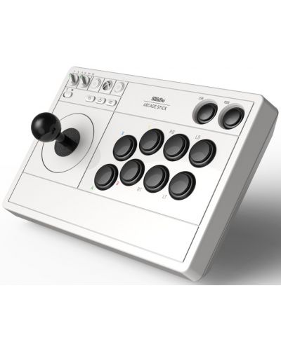 Χειριστήριο  8BitDo - Arcade Stick, για  Xbox One/Series X/PC, λευκό - 5