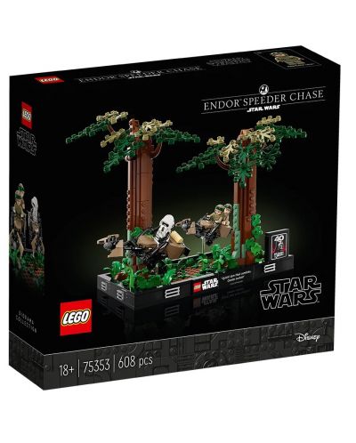 Κατασκευαστής LEGO Star Wars - Διόραμα της καταδίωξης του Endor (75353) - 1