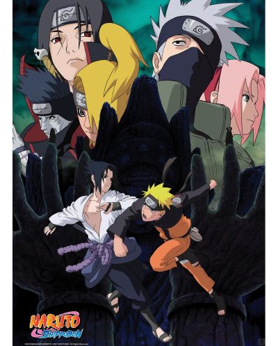 Σετ μίνι αφίσες ABYstyle Animation: Naruto Shippuden - Ninjas - 2