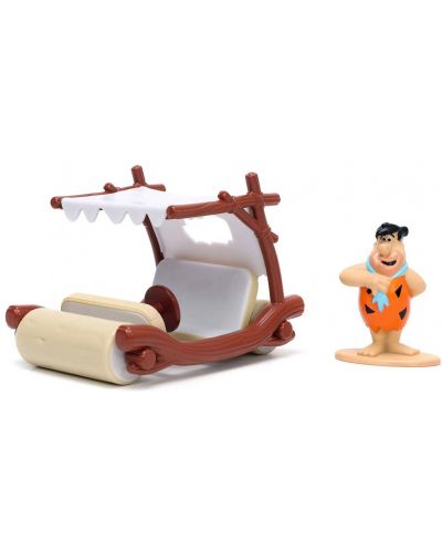 Σετ Jada Toys -Αυτοκίνητο και φιγούρα, Οικογένεια Flintstone, 1:32 - 4