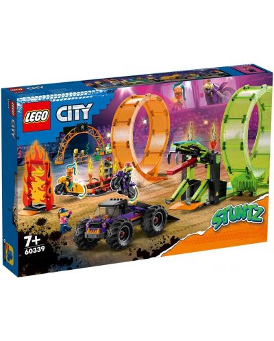 Κατασκευή Lego City - Αρένα ακροβατικών με δύο βρόχους (60339) - 1