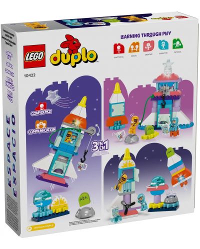 Κατασκευαστής LEGO Duplo 3 σε 1- Περιπέτειες του Διαστημικού Λεωφορείου (10422) - 2