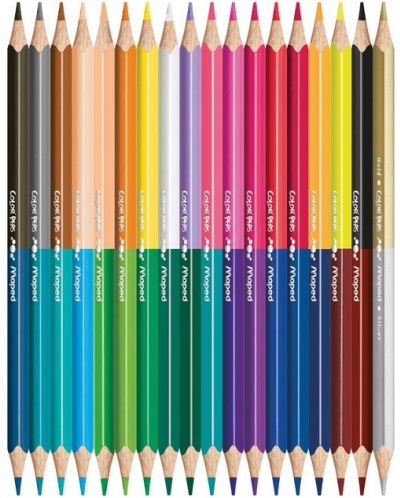 Σετ χρωματιστά μολύβια Maped Color Peps - Duo, 18 τεμάχια, 36 χρώματα - 2