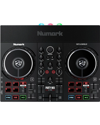 Σετ για DJ Numark - Party Mix Live HF175,μαύρο/κόκκινο - 4