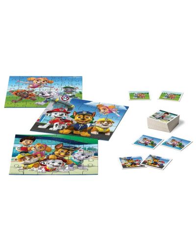 Σετ 3 παζλ και παιχνίδι μνήμης Ravensburger - Paw Patrol - 2