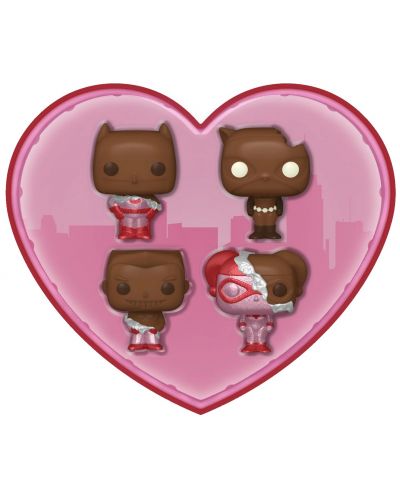 Σετ Μίνι φιγούρες Funko Pocket POP! DC Comics: Batman - Happy Valentine's Day Box 2024 (Chocolate) - 1