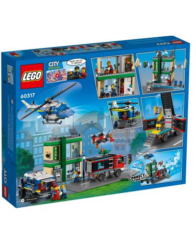 Κατασκευαστής Lego City - Δράση της αστυνομίας κοντά στην τράπεζα (60317) - 7