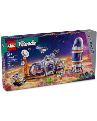 Κατασκευαστής LEGO Friends - Διαστημική βάση και πύραυλος στον Άρη (42605) - 1