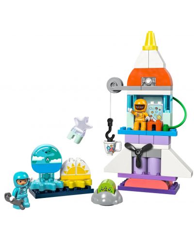Κατασκευαστής LEGO Duplo 3 σε 1- Περιπέτειες του Διαστημικού Λεωφορείου (10422) - 3