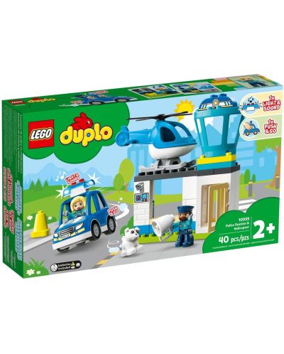 Κατασκευαστής Lego Duplo Town - Αστυνομικό τμήμα και ελικόπτερο (10959) - 1