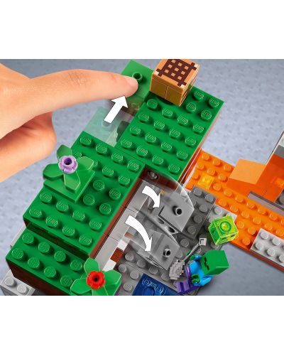 Κατασκευαστής Lego Minecraft - Εγκαταλελειμμένο ορυχείο (21166) - 7