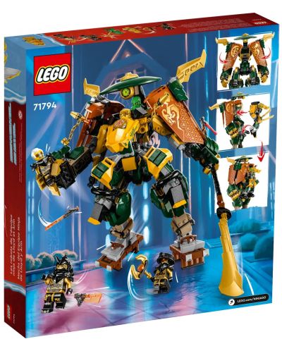 Κατασκευαστής LEGO Ninjago - Τα ρομπότ του Lloyd και του Arin  (71794) - 7