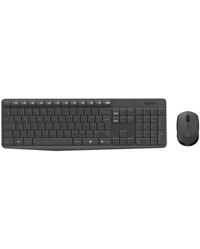 Σετ ασύρματο ποντίκι και πληκτρολόγιο Logitech - MK235, 2.4GHZ, μαύρο - 11