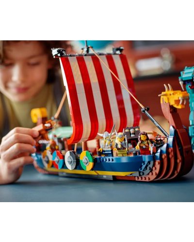 Κατασκευαστής  LEGO Creator 3 σε 1-Το πλοίο των Βίκινγκ και το φίδι Midgard - 8