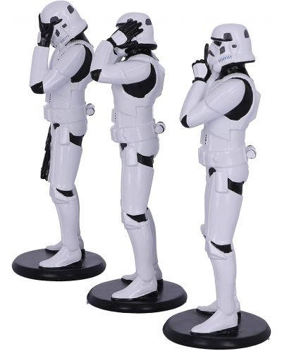 Σετ ειδώλων Nemesis Now Star Wars: Original Stormtrooper - Three Wise Stormtroopers, 14 εκ - 4