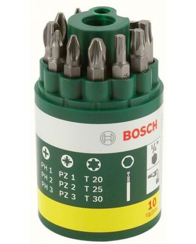 Σετ μύτες κατσαβιδιού  Bosch - 10 τεμάχια - 1