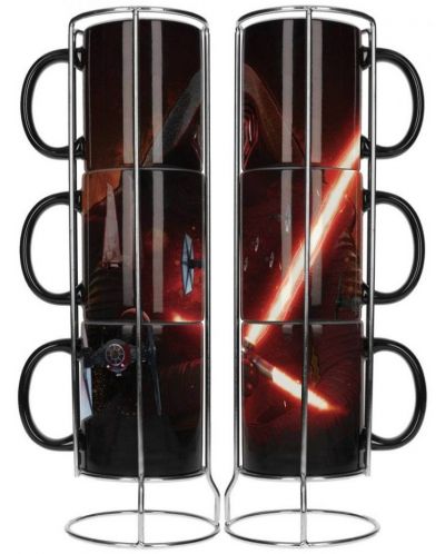 Σετ κούπες SD Toys Movies: Star Wars - Kylo Ren, 3 τεμάχια - 2