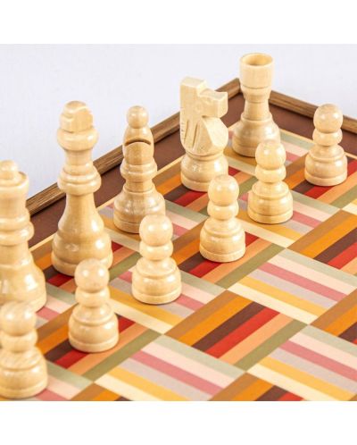Σετ Manopoulos 4 σε 1-Σκάκι, Τάβλι, Γκρινιάρης, Φίδια και σκάλες, Πορτοκάλι - 6
