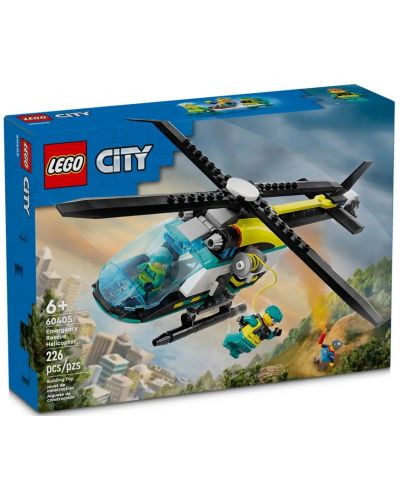 Κατασκευαστής LEGO City - Ελικόπτερο διάσωσης για βοήθεια έκτακτης ανάγκης (60405) - 1