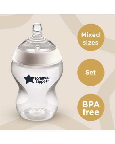 Σετ για νεογέννητο Tommee Tippee Closer to Nature - Με βούρτσα για μπουκάλια, unisex - 3
