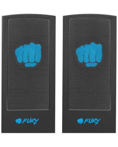 Ηχοσύστημα  Fury - Speaker, 2 τεμάχια 2.0, μαύρο - 2