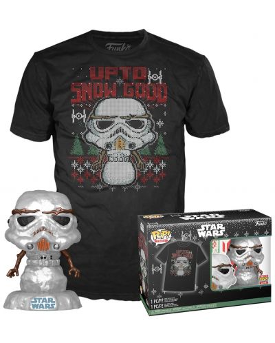 Σετ Funko POP! Collector's Box: Movies - Star Wars (Holiday Stormtrooper) (Metallic) - 1