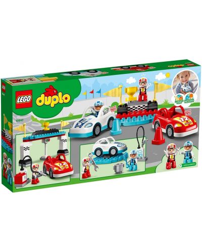 Κατασκευαστής Lego Duplo Town - Αγωνιστικά αυτοκίνητα (10947) - 2