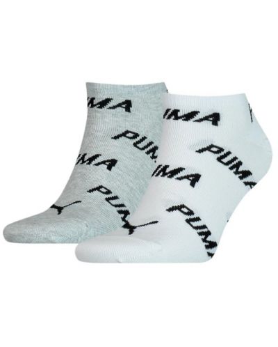 Σετ κάλτσες Puma - BWT Sneaker, 2 ζευγάρια, λευκό/γκρι - 1