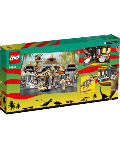 Κατασκευαστής LEGO Jurassic World -Κέντρο επισκεπτών με τον Rex και τον Raptor (76961) - 2