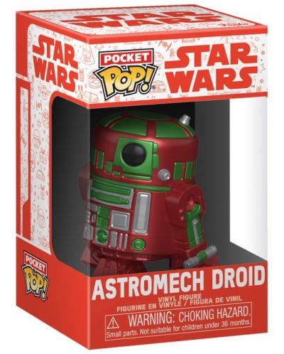 Σετ Funko POP! Collector's Box: Movies - Star Wars (Holiday R2-D2) (Metallic) - 4
