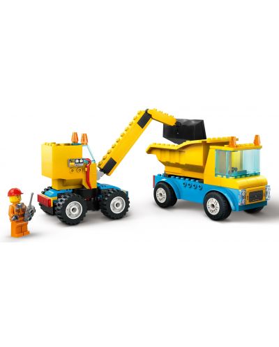 Κατασκευαστής  LEGO City - Εργοτάξιο με φορτηγά (60391) - 4