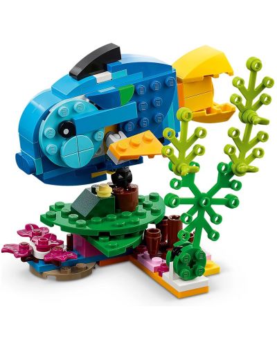 Κατασκευαστής 3 σε 1 LEGO Creator - Εξωτικός παπαγάλος (31136) - 5
