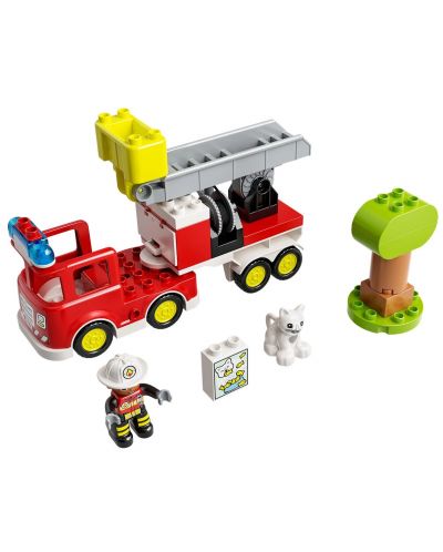 Κατασκευαστής LEGO Duplo Town -  Πυροσβεστικό όχημα, με ήχους (10969) - 2