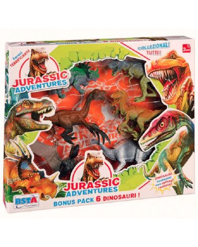 Σετ φιγούρες  RS Toys -Δεινόσαυροι, 6 τεμάχια - 1