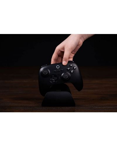 Controller  8BitDo - Ultimate Bluetooth & 2.4g Controller with Charging Dock, για  Nintendo Switch/PC, Μαύρο  - 6