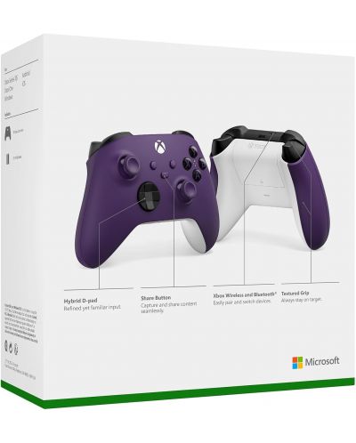 Χειριστήριο  Microsoft - Xbox Wireless Controller, Astral Purple - 6