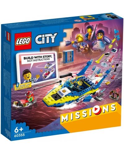 Κατασκευή Lego City - Αποστολές των ντετέκτιβ της αστυνομίας του νερού (60355) - 1