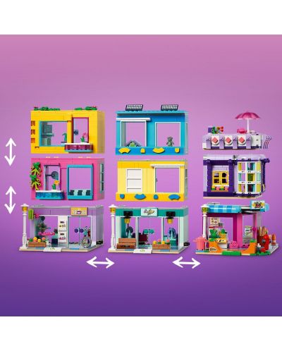 Κατασκευαστής Lego Friends - Κτήριο στην κεντρική οδό (41704) - 2