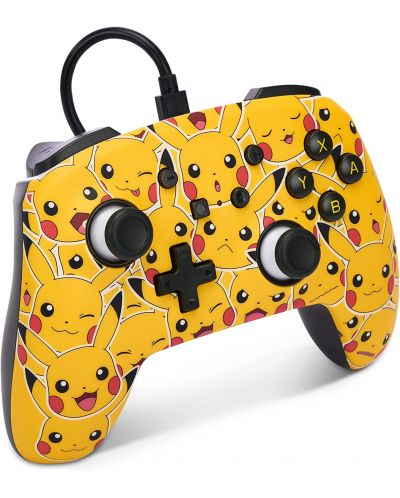 Χειριστήριο PowerA - Enhanced, ενσύρματο, για Nintendo Switch, Pikachu Moods - 2