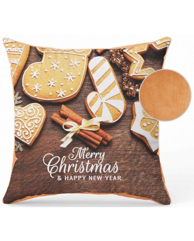 Χριστουγεννιάτικο μαξιλάρι με μπισκότα Amek Toys- Merry Christmas - 1
