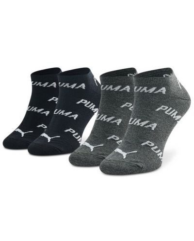 Σετ κάλτσες Puma - BWT Sneaker, 2 ζευγάρια, μαύρο/γκρι - 1