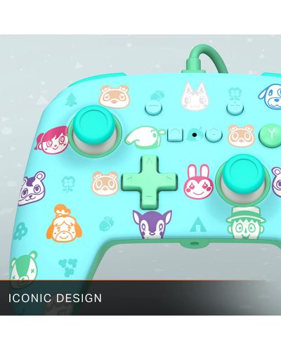 Χειριστήριο  PowerA - Enhanced, ενσύρματο, για  Nintendo Switch, Animal Crossing: New Horizons - 7