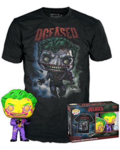 Σετ Funko POP! Collector's Box DC Comics: Batman - The Joker (Blacklight) (Special Edition) - 1