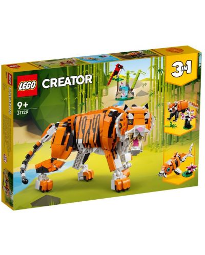 Κατασκευαστής 3σε1 Lego Creator - Μεγαλοπρεπής τίγρης  (31129) - 2