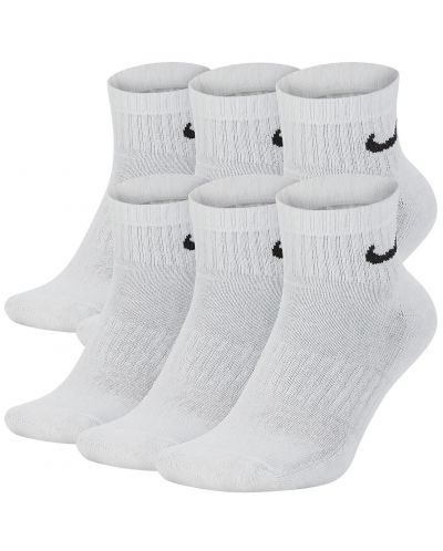 Σετ κάλτσες Nike - Everyday Cushion, 3 τεμάχια, άσπρες  - 1