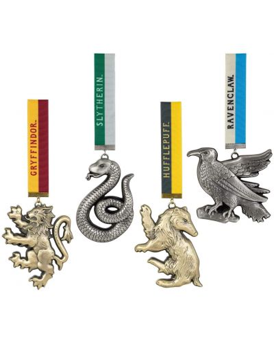 Σετ στολίδια The Noble Collection Movies: Harry Potter - House Mascots - 1